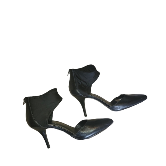 Jessica simpson black ankle wrap heels size 9.5 - Picture 3 of 8